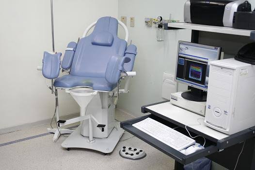 Sala de exame de urodinâmica